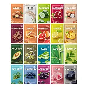AAFQ® Official Store | Last Day Promotion⚡ - 69% off Skincare Moisturizing and Nourishing Facial Mask Sheet Variety Combo Pack