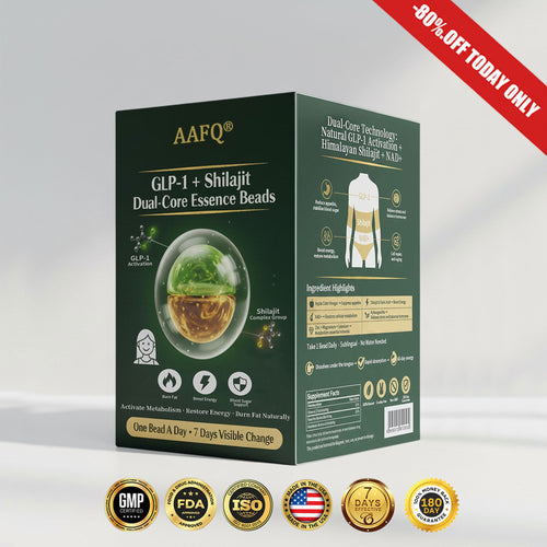 🇺🇸 Limited Offer | 𝘼𝘼𝙁𝙌® GLP-1 Shilajit Dual-Core Esence Beads – See Results in Just 7 Days 🎁 For Obesity, Heart, Diabetes, Sleep, Gut & Joints