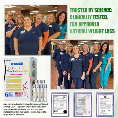 ⭕NEW🏅𝐀𝐀𝐅𝐐® 𝐆𝐋𝐏-𝟏 Telportide Oral Solution, GIP and𝐆𝐋𝐏-𝟏 Dual-Action Weight Loss Solution, One Bottle Daily, Results in 7 Days🛍️