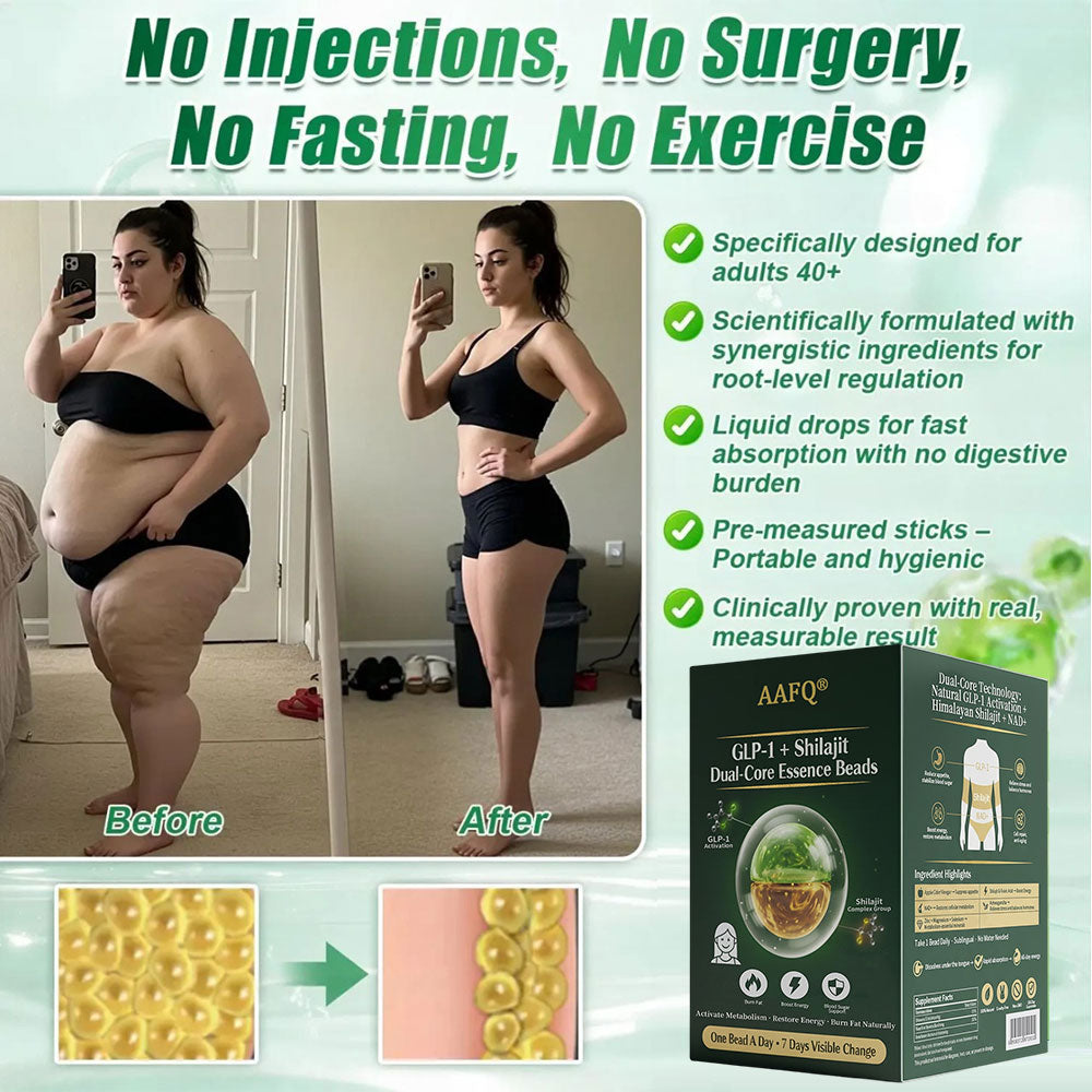 🇺🇸 Limited Offer | 𝘼𝘼𝙁𝙌® GLP-1 Shilajit Dual-Core Esence Beads – See Results in Just 7 Days 🎁 For Obesity, Heart, Diabetes, Sleep, Gut & Joints
