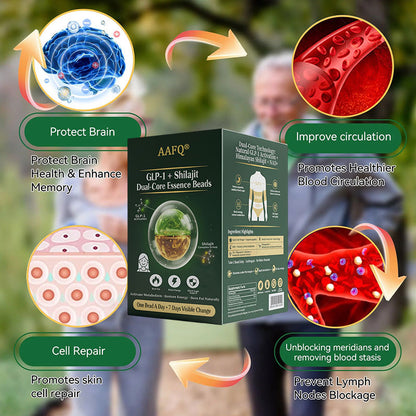 🇺🇸 Limited Offer | 𝘼𝘼𝙁𝙌® GLP-1 Shilajit Dual-Core Esence Beads – See Results in Just 7 Days 🎁 For Obesity, Heart, Diabetes, Sleep, Gut & Joints