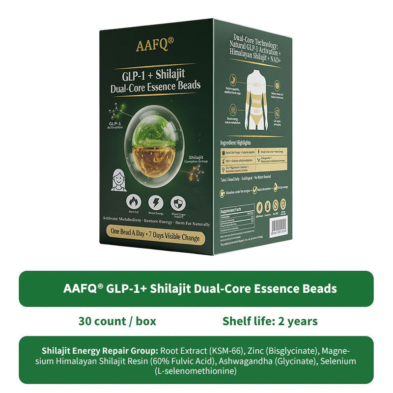 🇺🇸 Limited Offer | 𝘼𝘼𝙁𝙌® GLP-1 Shilajit Dual-Core Esence Beads – See Results in Just 7 Days 🎁 For Obesity, Heart, Diabetes, Sleep, Gut & Joints