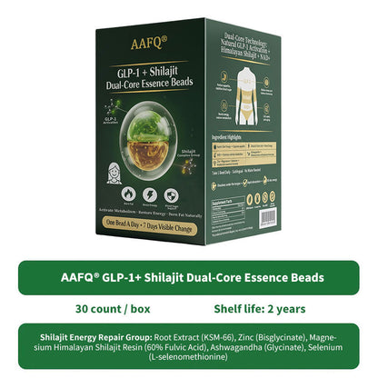 🇺🇸 Limited Offer | 𝘼𝘼𝙁𝙌® GLP-1 Shilajit Dual-Core Esence Beads – See Results in Just 7 Days 🎁 For Obesity, Heart, Diabetes, Sleep, Gut & Joints